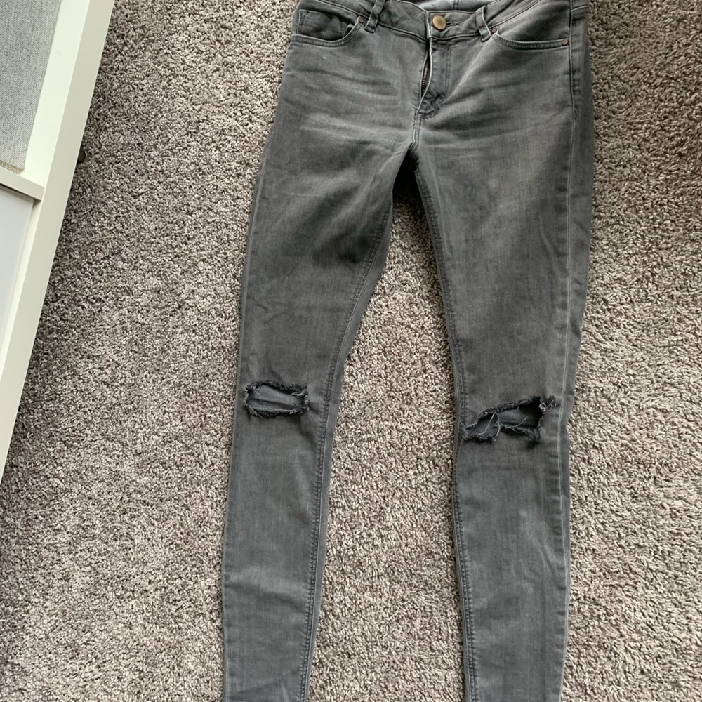 ASOS Busted knee skinny jeans